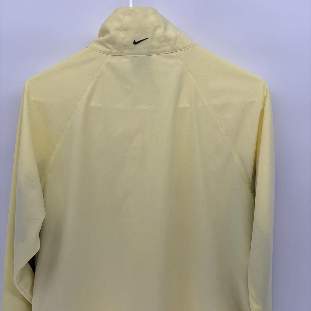 Vintage 90s  Nike Silver Tag Windbreaker Full Zip Yellow Jacket Youth L 12-14